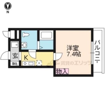 ソーシア西院の物件間取画像